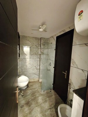 Bathroom in 3 BHK Builder Floor at Tagore Garden – for Rent