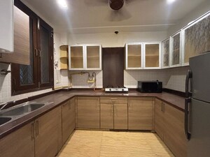 Kitchen in 3 BHK Builder Floor at Kailash Colony – for Sale