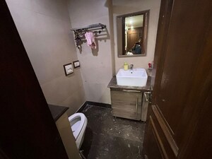 Bathroom in 3 BHK Builder Floor at East Of Kailash – for Sale