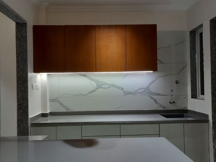 Kitchen, courtyard-meridian 3 Bedroom 1075 Sq.Ft. Apartment In Sevasi Vadodara 10444053