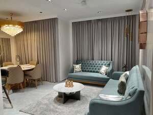 Living Room in 3 BHK Apartment at Courtyard Meridian, Sevasi – for Sale