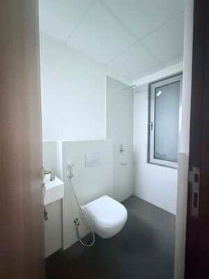 Bathroom in 1 BHK Apartment at Piramal Vaikunth, Balkum Pada – for Rent