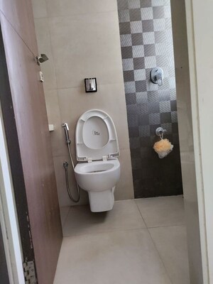 Bathroom in 2 BHK Apartment at JP Unity Tower, Lower Parel – for Rent