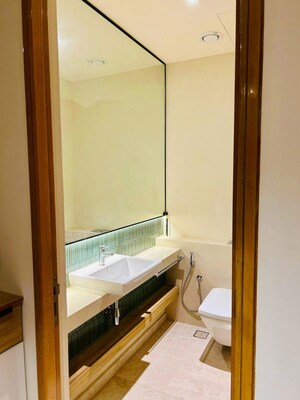 Bathroom in 3.5 BHK Apartment at Brigade Road – for Rent