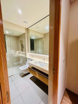 Bathroom in 3.5 BHK Apartment at Brigade Road – for Rent