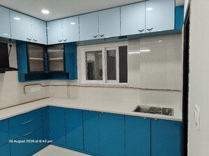 Kitchen in 3 BHK Apartment at Praneeth Pranav Solitaire, Bachupally – for Rent