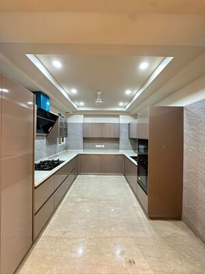 Kitchen in 4 BHK Apartment at East Of Kailash – for Sale