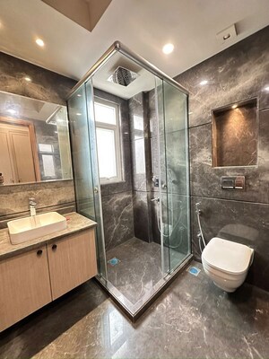 Kitchen in 4 BHK Apartment at East Of Kailash – for Sale