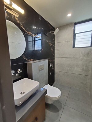 Washroom in 3 BHK Apartment at Darshanam Twin Tower, Pratham Upvan – for Sale