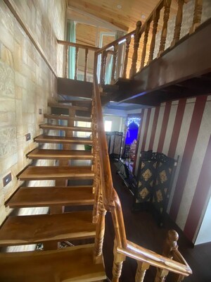 Staircase in 4 BHK Penthouse at Dhoran Rajpur Enclave, Govind Vihar – for Sale