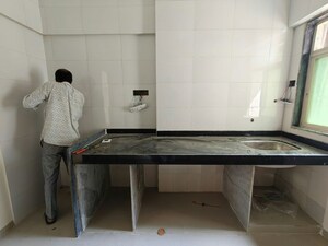 Kitchen in 1 BHK Apartment at Purshottam Nayan, Ghodbunder Road – for Rent