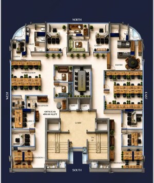 Floor Plan in  Shop at Nexsa Capital, Andheri East – for Sale