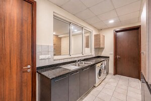 Kitchen in 4 BHK Apartment at Prestige White Meadows, Whitefield – for Rent