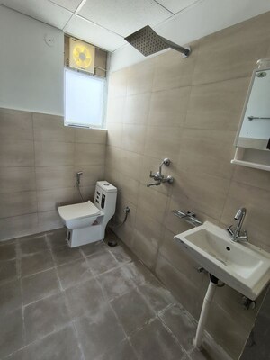 Bathroom in 2 BHK Apartment at Bedarwals Sixty Three Golf Drive, Sector 63 – for Rent