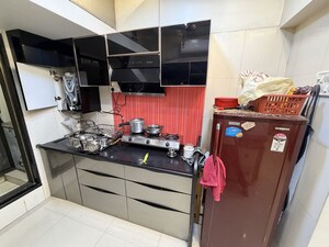 Kitchen in 3 BHK Apartment at Samarpan CHS, Mira Road – for Rent