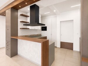 Kitchen in 3 BHK Apartment at Vaswani Menlo Park, Whitefield – for Rent