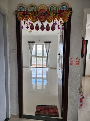 Building Lobby in 1 BHK Apartment at Om Opus 76, Hinjewadi – for Rent
