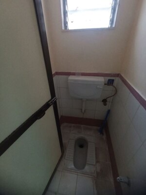 Bathroom in 1 BHK Apartment at Soham Parijat Gardens, Ghodbunder Road – for Rent