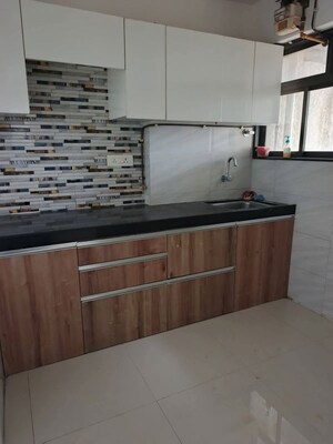 Kitchen in 1 BHK Apartment at Bhoomi Samarth, Goregaon East – for Rent