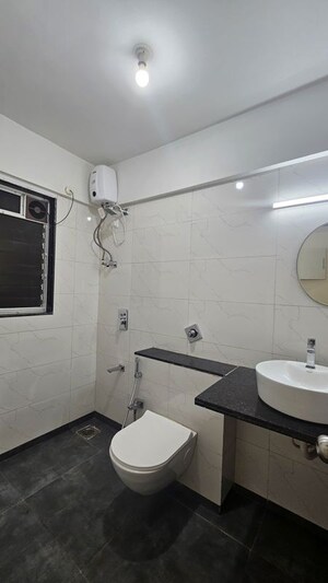 Bathroom in 2 BHK Apartment at RRB Satra Harmony, Chembur – for Rent