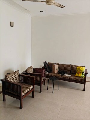 Living Room in 2 BHK Builder Floor at Jai Shree Balaji Sukhdham Residency, Sector 104 – for Rent