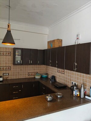 Kitchen in 2 BHK Builder Floor at Jai Shree Balaji Sukhdham Residency, Sector 104 – for Rent
