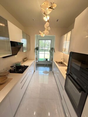 Kitchen in 3 BHK Apartment at LnT Crestoria Estate, Bhokarpada – for Sale