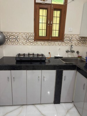 Kitchen in 2 BHK Builder Floor at Jai Shree Balaji Sukhdham Residency, Sector 104 – for Rent