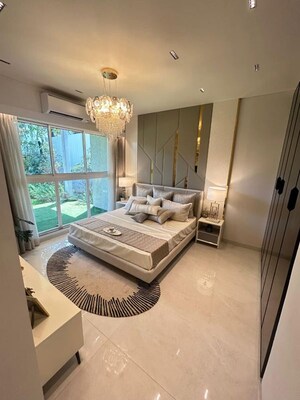 Living Room in 4 BHK Apartment at LnT Crestoria Estate, Bhokarpada – for Sale