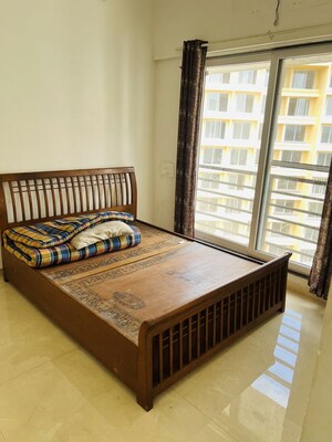 Bedroom in 3 BHK Apartment at Mokal Pushp Pinnacle, Kharghar – for Rent