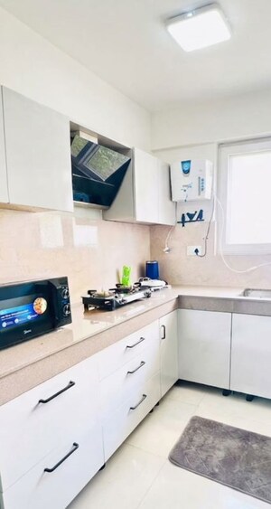 Kitchen in 1 BHK Builder Floor at Chandigarh Citi Center, Vip Road – for Rent