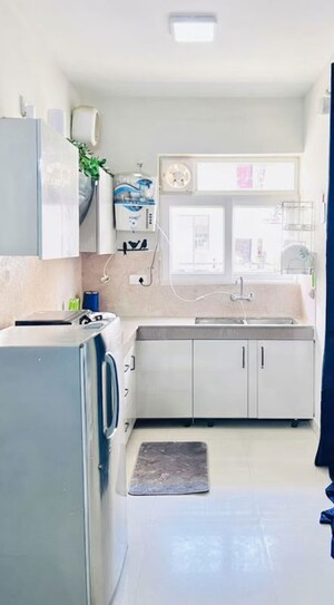 Kitchen in 1 BHK Builder Floor at Chandigarh Citi Center, Vip Road – for Rent