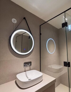 Bathroom in 3 BHK Apartment at Maya Green Lotus Saksham, International Airport Road – for Rent