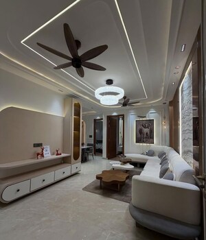 Living Room in 3 BHK Apartment at Maya Green Lotus Saksham, International Airport Road – for Rent