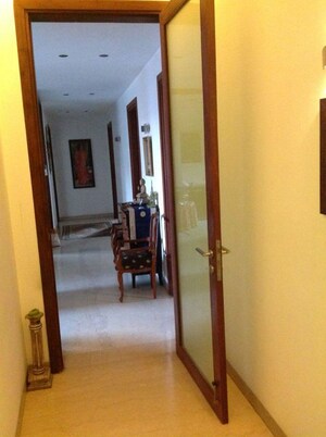 Building Lobby in 4 BHK Apartment at Anand Niketan – for Sale