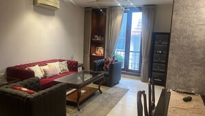 Living Room in 4 BHK Apartment at Anand Niketan – for Sale