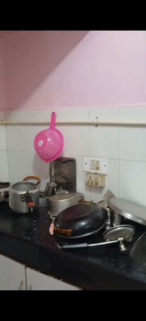 Bathroom in 1 RK Apartment at Old Mhada Complex, Malad West – for Rent
