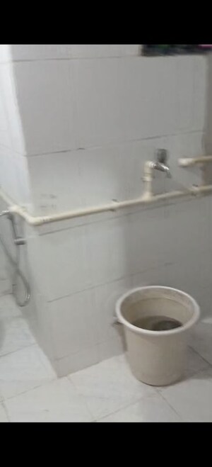 Bathroom in 1 RK Apartment at Old Mhada Complex, Malad West – for Rent