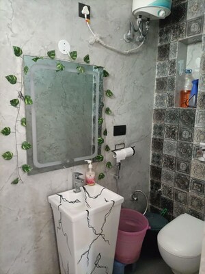 Bathroom in 3 BHK Builder Floor at Puri Kohinoor, Sector 89 – for Rent