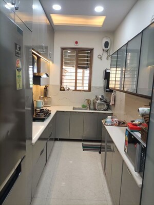 Kitchen in 3 BHK Builder Floor at Puri Kohinoor, Sector 89 – for Rent