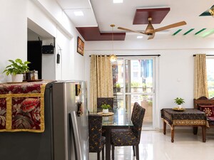 Living Room in 2 BHK Apartment at Sai Raj Heights, Punawale – for Rent