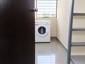 Bathroom in 2 BHK Apartment at Sai Raj Heights, Punawale – for Rent