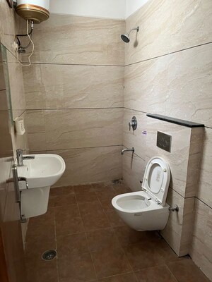 Bathroom in 3 BHK Apartment at NK Savitry Enclave, Vip Road – for Rent