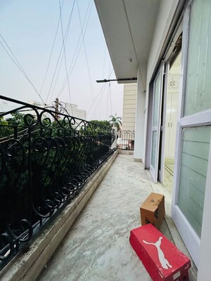 Balcony in 1 BHK Apartment at Palm Residency Chhatarpur, Chattarpur – for Rent