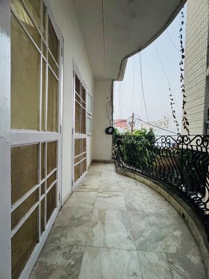 Balcony in 1 BHK Apartment at Palm Residency Chhatarpur, Chattarpur – for Rent