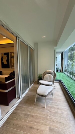 Balcony in 3 BHK Apartment at Raymond The Address By GS, Wadala – for Sale