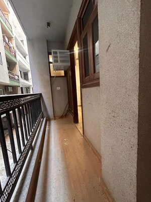 Balcony in 2 BHK Apartment at Palm Residency Chhatarpur, Chattarpur – for Rent