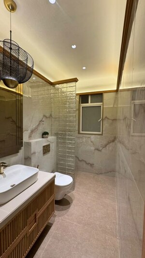 Attached Bathroom in 2 BHK Apartment at Raymond The Address By GS, Wadala – for Sale