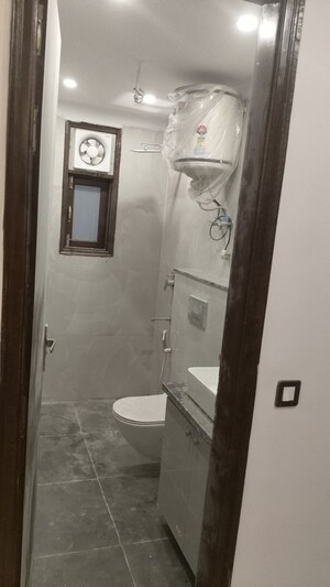 Bathroom in 3 BHK Builder Floor at Chattarpur – for Sale