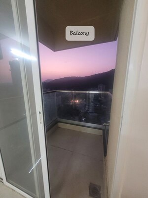 Balcony in 3 BHK Apartment at Sheth Montana, Mulund West – for Rent